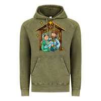 Vintage Olive jesus newborn oh holy night Vintage Hoodie - MaliasSmallBusiness