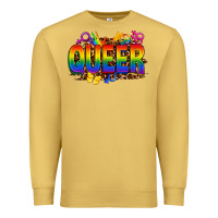 Antique Gold queer Premium Sweatshirt - FaDigitalArtStudio