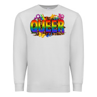 Dove Grey queer Premium Sweatshirt - FaDigitalArtStudio
