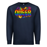 Navy queer Premium Sweatshirt - FaDigitalArtStudio