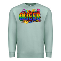 Seafoam queer Premium Sweatshirt - FaDigitalArtStudio