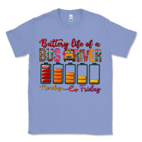 Colony Blue Battery Life Of A Bus Driver Classic Tee - BundleAndBundleShop