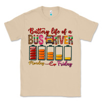 Mushroom Battery Life Of A Bus Driver Classic Tee - BundleAndBundleShop