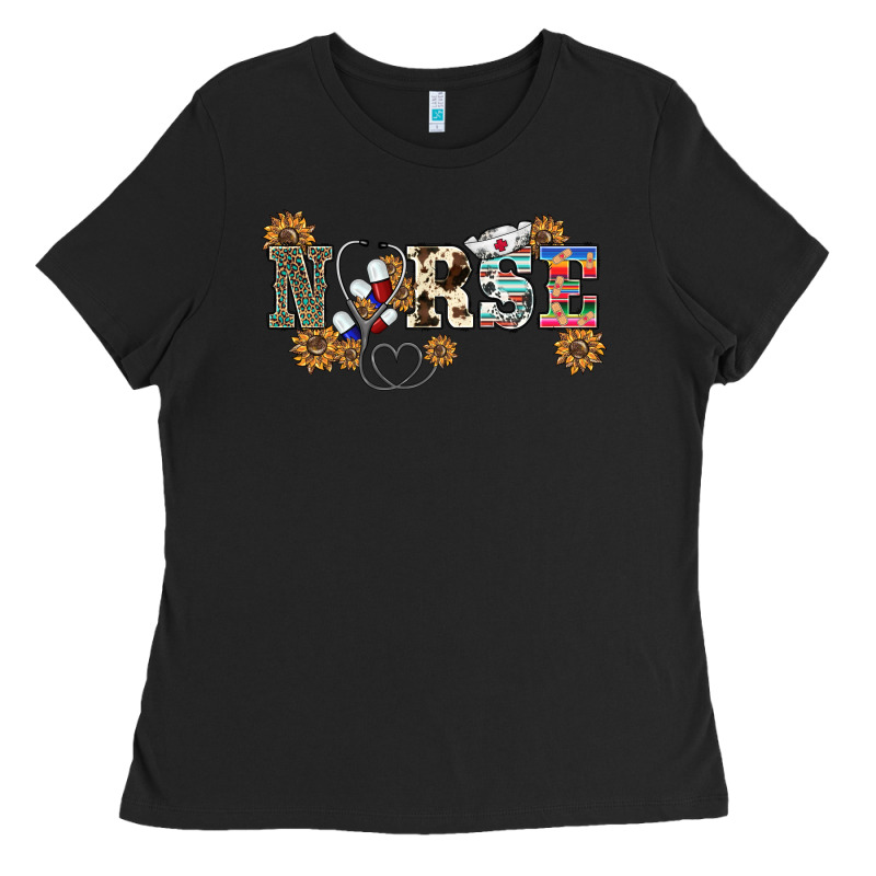 Western Nurse Ladies Tee by BarkalooDesign | Teevron