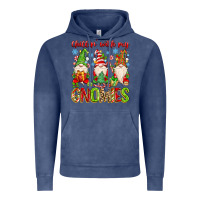 Vintage Denim chillin with my gnomies Vintage Hoodie - MaliasSmallBusiness