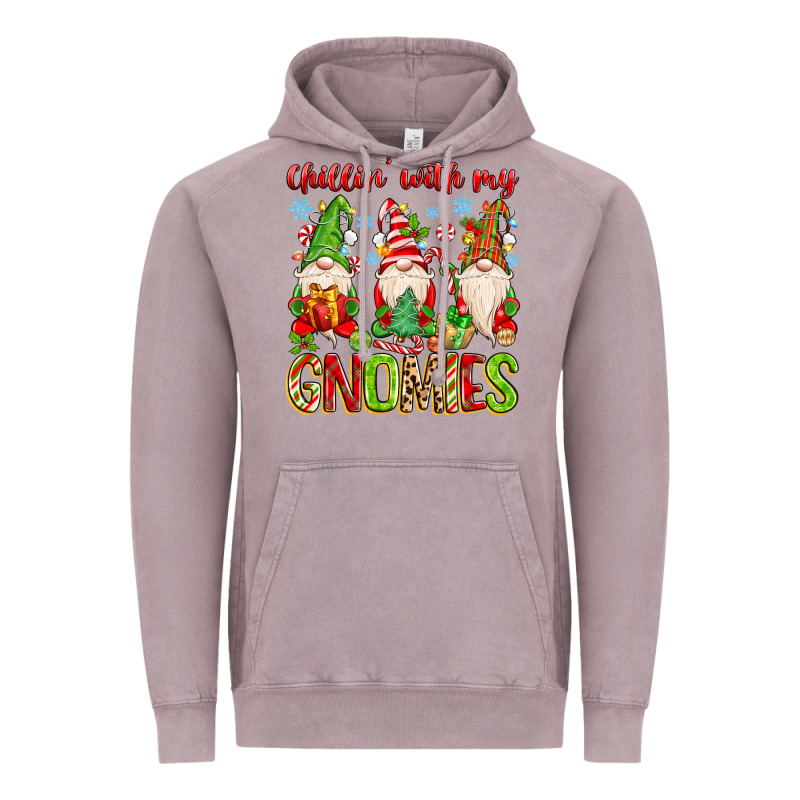 Chillin With My Gnomies Vintage Hoodie by MaliasSmallBusiness | Teevron