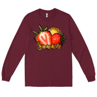 Burgundy Strawberry Summer Long Sleeve Tee - Bettercallsaul