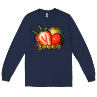 Navy Strawberry Summer Long Sleeve Tee - Bettercallsaul