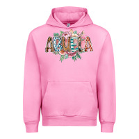Fuchsia Pink abuela flowers Urban Hoodie - RacoonDesign