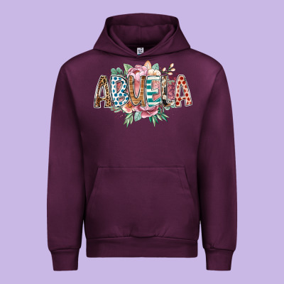 Abuela Flowers Urban Hoodie Designed By Racoondesign