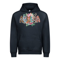 Navy abuela flowers Urban Hoodie - RacoonDesign