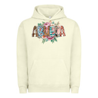 Pigment Pistachio abuela flowers Urban Hoodie - RacoonDesign
