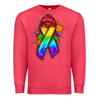 Cardinal Pride ribbon Premium Sweatshirt - FaDigitalArtStudio