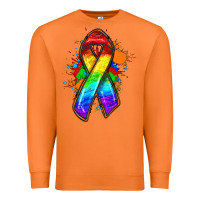 Carrot Pride ribbon Premium Sweatshirt - FaDigitalArtStudio