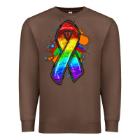 Chestnut Pride ribbon Premium Sweatshirt - FaDigitalArtStudio