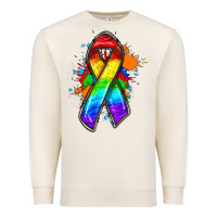 Sandshell Pride ribbon Premium Sweatshirt - FaDigitalArtStudio