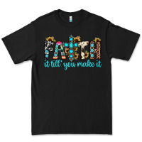 Black faith it till you make it Premium Tee - JahusDesignShop