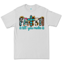 Dove Grey faith it till you make it Premium Tee - JahusDesignShop
