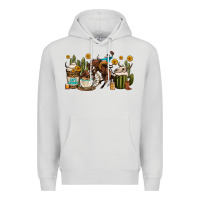 Dove Grey rodeo cowboy coffee cups Premium Hoodie - OliviaCreatesArt
