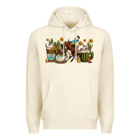 Sandshell rodeo cowboy coffee cups Premium Hoodie - OliviaCreatesArt