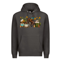 Smoke rodeo cowboy coffee cups Premium Hoodie - OliviaCreatesArt