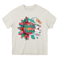 Cream western student nurse medical instruments Heavy Core Tee - BarkalooDesign