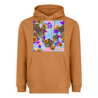 Meerkat stars and sunflowers seamless pattern Heavyweight Hoodie - FaDigitalArtStudio