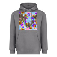 Storm stars and sunflowers seamless pattern Heavyweight Hoodie - FaDigitalArtStudio