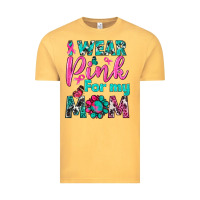 Vintage Mustard I Wear Pink For My Mom Vintage Tee - BundleAndBundleShop