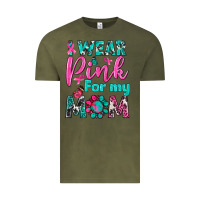 Vintage Olive I Wear Pink For My Mom Vintage Tee - BundleAndBundleShop