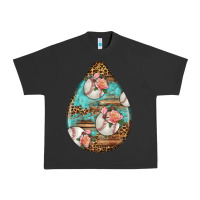 Pigment Black american football and western roses teardrop Urban Heavy Tee - BundleAndBundleShop