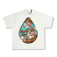 Pistachio american football and western roses teardrop Urban Heavy Tee - BundleAndBundleShop