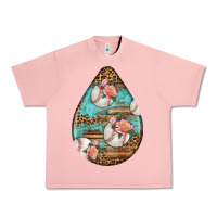 Salmon american football and western roses teardrop Urban Heavy Tee - BundleAndBundleShop