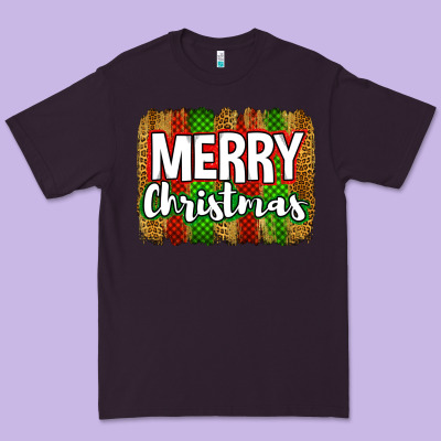Merry Christmas Brushstroke Premium Tee Designed By Jasminsmagicworld