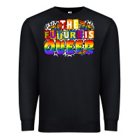 Black the future is queer Premium Sweatshirt - FaDigitalArtStudio