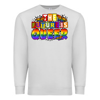 Dove Grey the future is queer Premium Sweatshirt - FaDigitalArtStudio