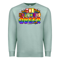 Seafoam the future is queer Premium Sweatshirt - FaDigitalArtStudio