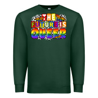 Sports Green the future is queer Premium Sweatshirt - FaDigitalArtStudio