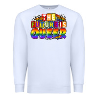 White the future is queer Premium Sweatshirt - FaDigitalArtStudio