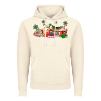 Vintage Artic Christmas coffee Vintage Hoodie - MaliasSmallBusiness