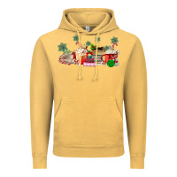 Vintage Mustard Christmas coffee Vintage Hoodie - MaliasSmallBusiness
