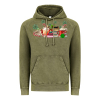 Vintage Olive Christmas coffee Vintage Hoodie - MaliasSmallBusiness