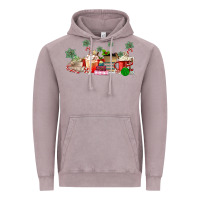Vintage Zinc Christmas coffee Vintage Hoodie - MaliasSmallBusiness
