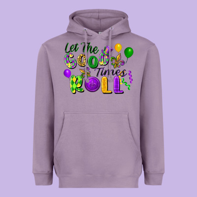 Let The Good Times Roll Heavyweight Hoodie Designed By Fadigitalartstudio