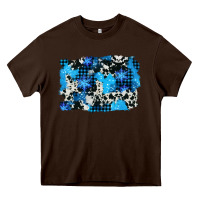 Chocolate Brown westerb cowhide winter background Heavy Core Tee - AdoDesignShop