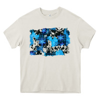 Cream westerb cowhide winter background Heavy Core Tee - AdoDesignShop