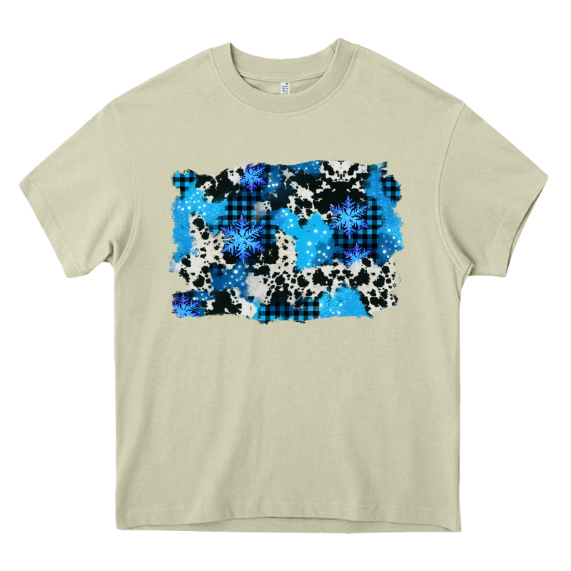 Westerb Cowhide Winter Background Heavy Core Tee by AdoDesignShop | Teevron