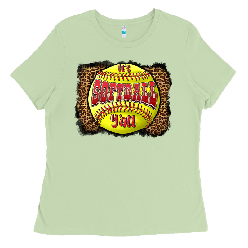 It's Softball Y'all Ladies Tee by LillyAllenDesigns | Teevron