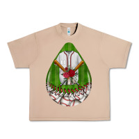 Burro baseball and western roses teardrop  2 Urban Heavy Tee - BundleAndBundleShop