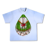 Grape Ice baseball and western roses teardrop  2 Urban Heavy Tee - BundleAndBundleShop